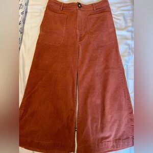 By Together orange corduroy wide leg pant